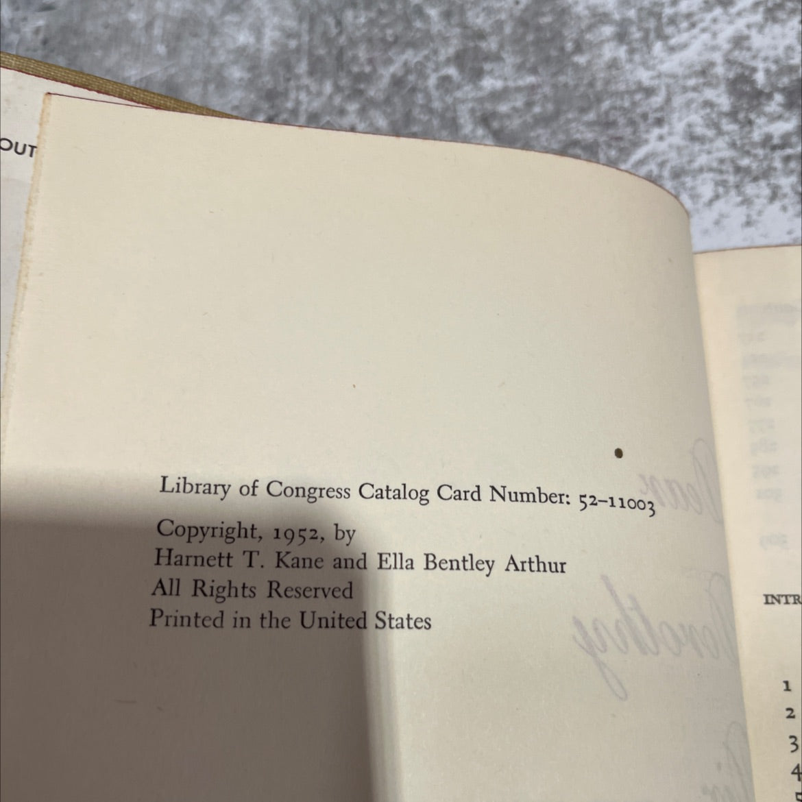 dear dorothy dix meal otu bodinu od d book, by harnett t. kane with ella bentley arthur, 1952 Hardcover image 3