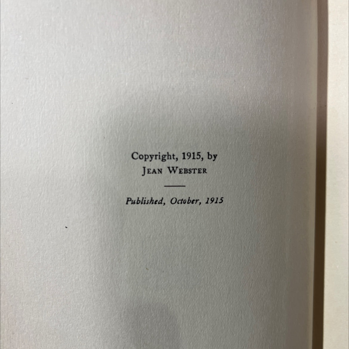 dear enemy book, by jean webster, 1915 Hardcover image 3