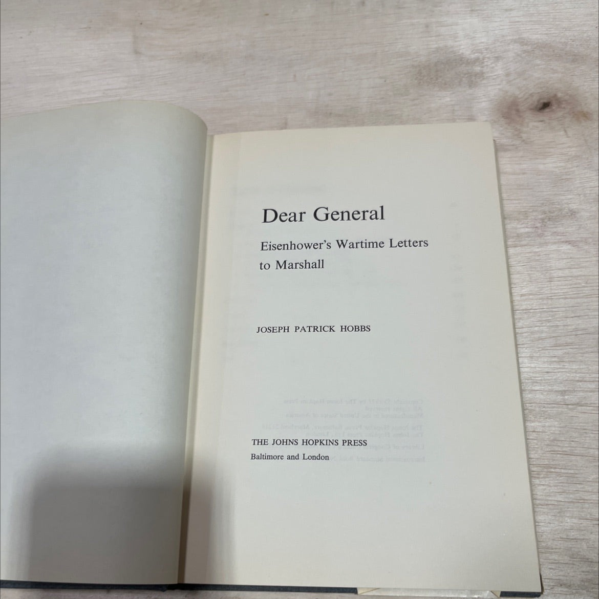 dear general eisenhower's wartime letters to marshall book, by joseph patrick hobbs, 1971 Hardcover image 2