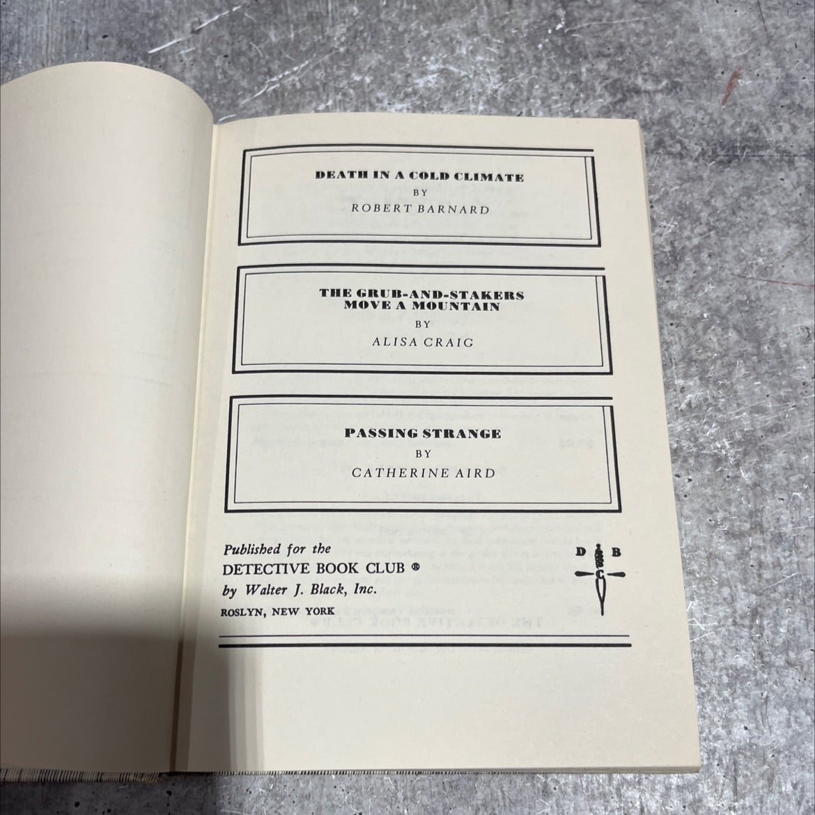 death in a cold climate book, by robert barnard, 1980 Hardcover image 2