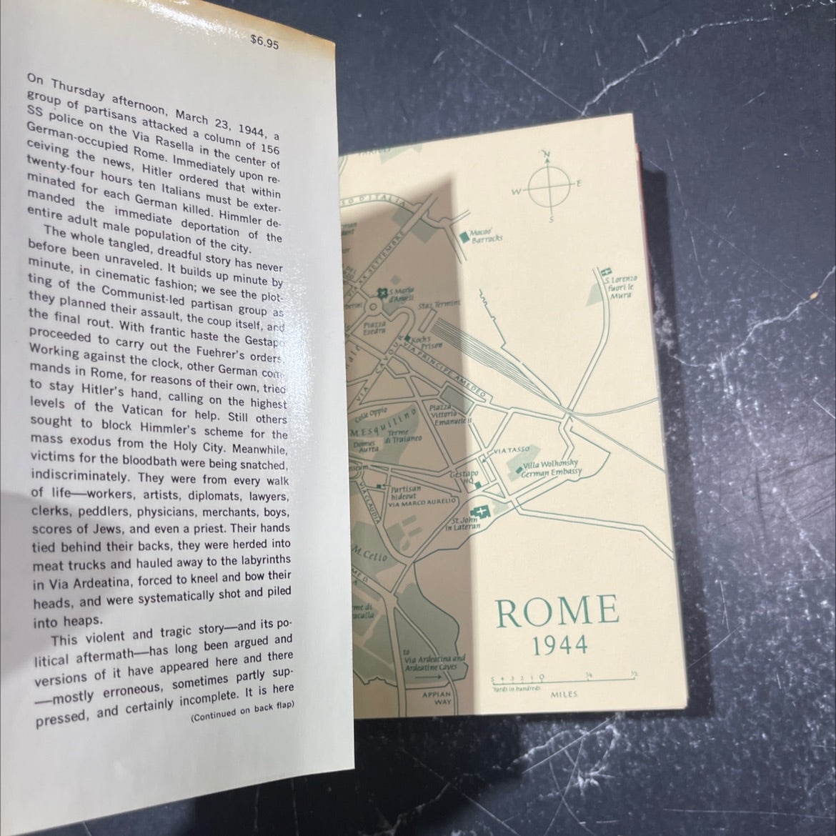 death in rome book, by robert katz, 1967 Hardcover image 4