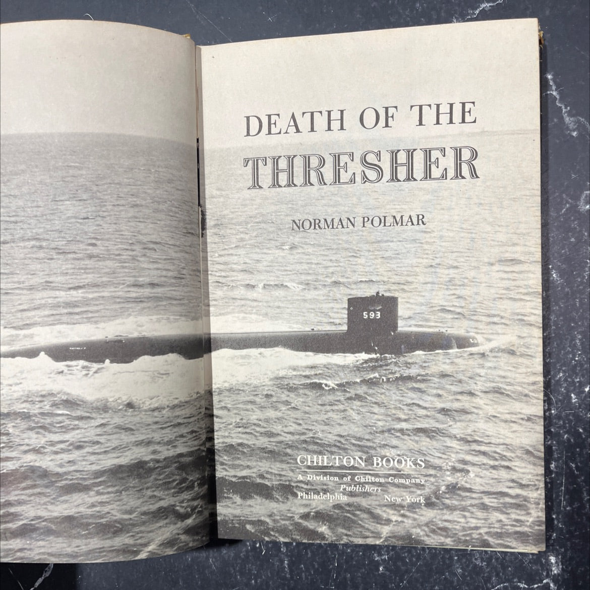 death of the thresher book, by norman polmar, 1964 Hardcover image 2