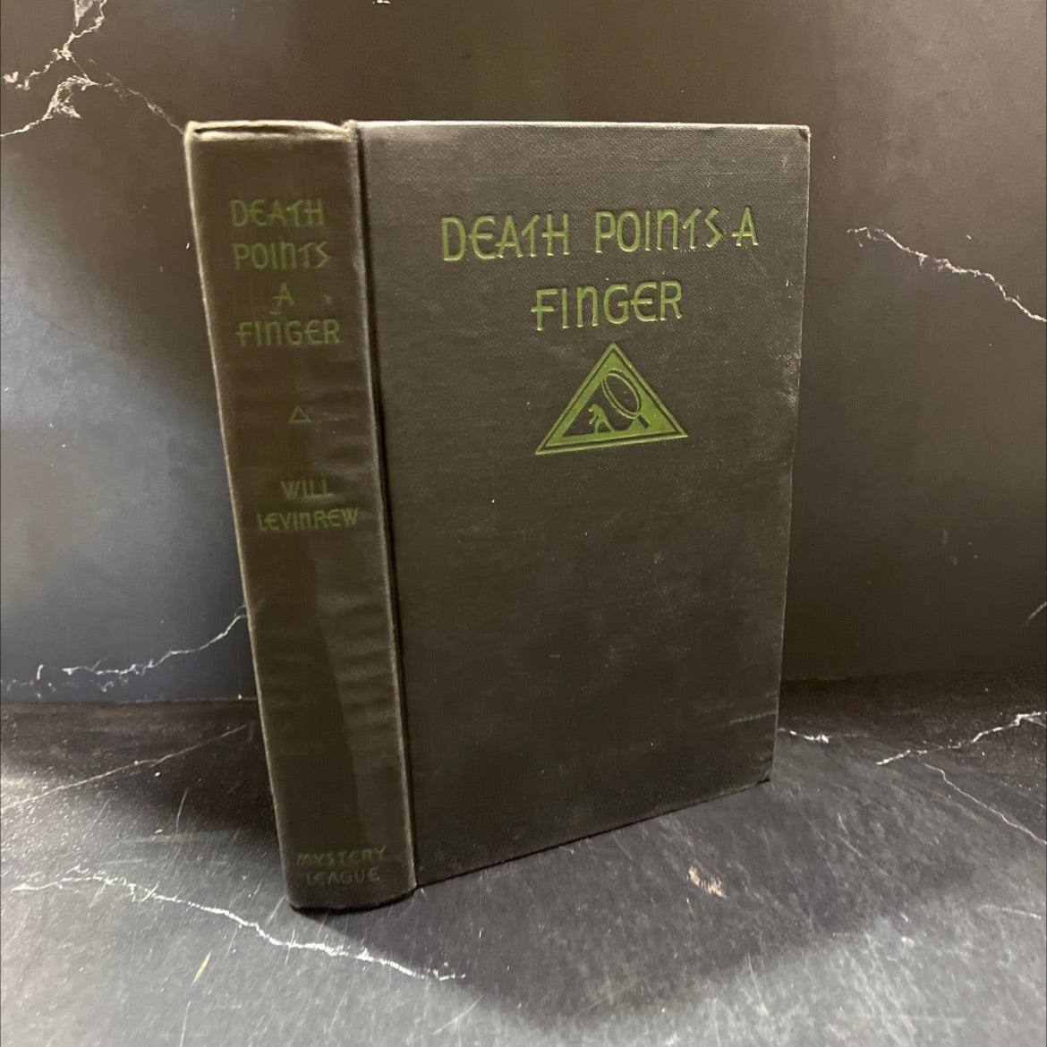 death points a finger book, by will levinrew, 1933 Hardcover image 1