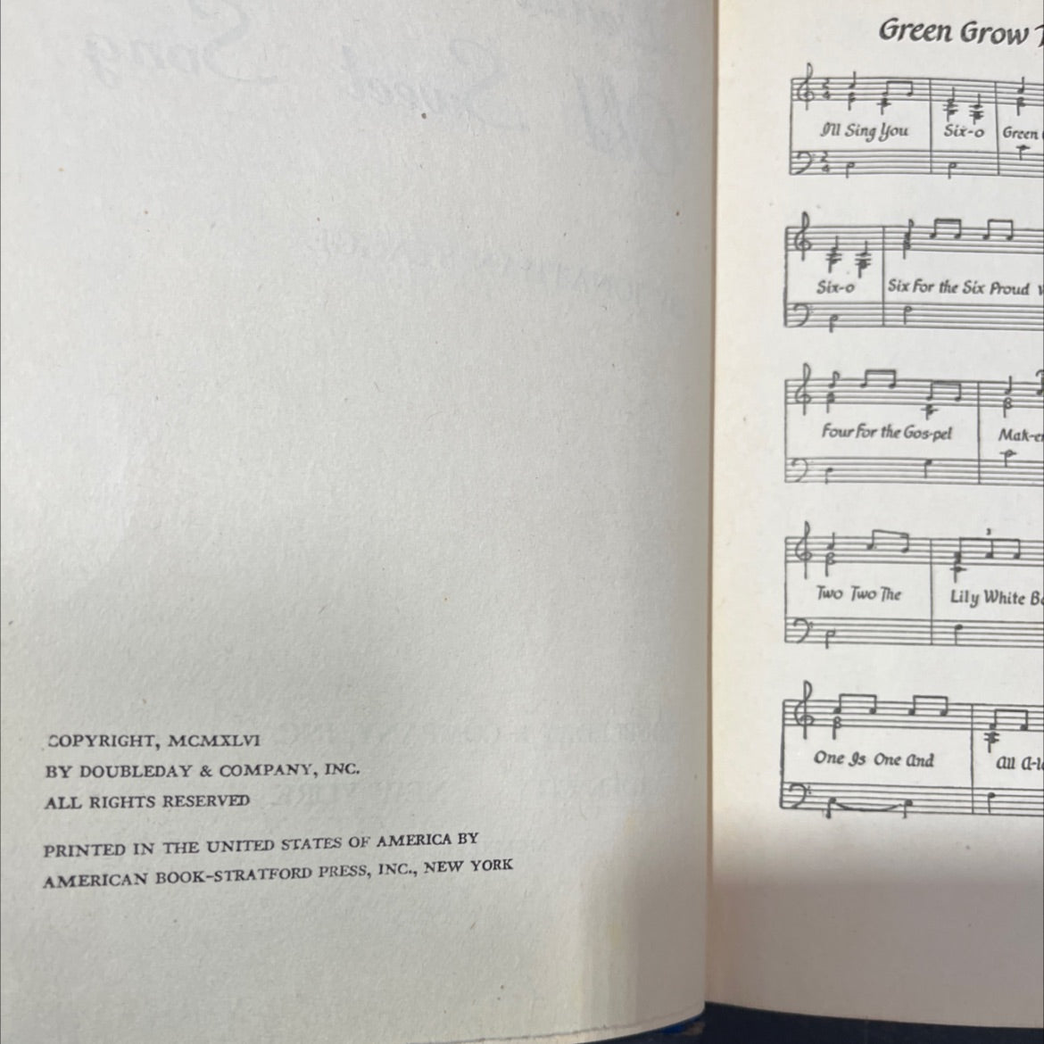 death's old sweet song book, by jonathan stagge, 1946 Hardcover image 3