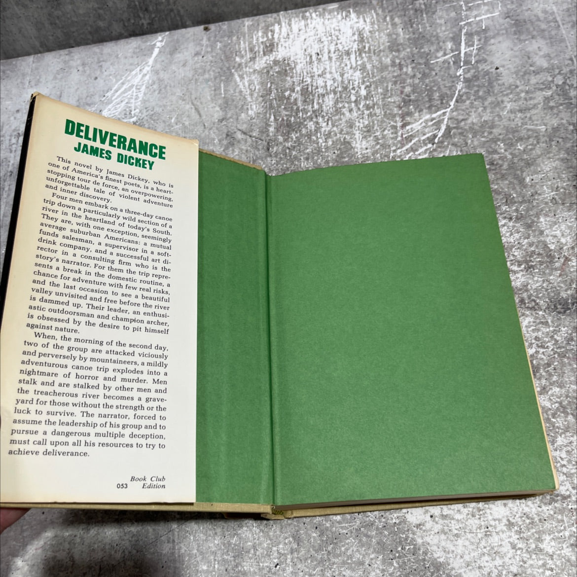deliverance book, by james dickey, 1970 Hardcover image 4