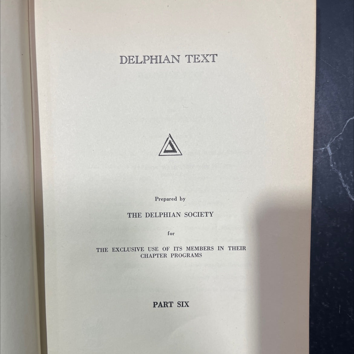 delphian text a book, by delphian society, 1929 Hardcover image 2
