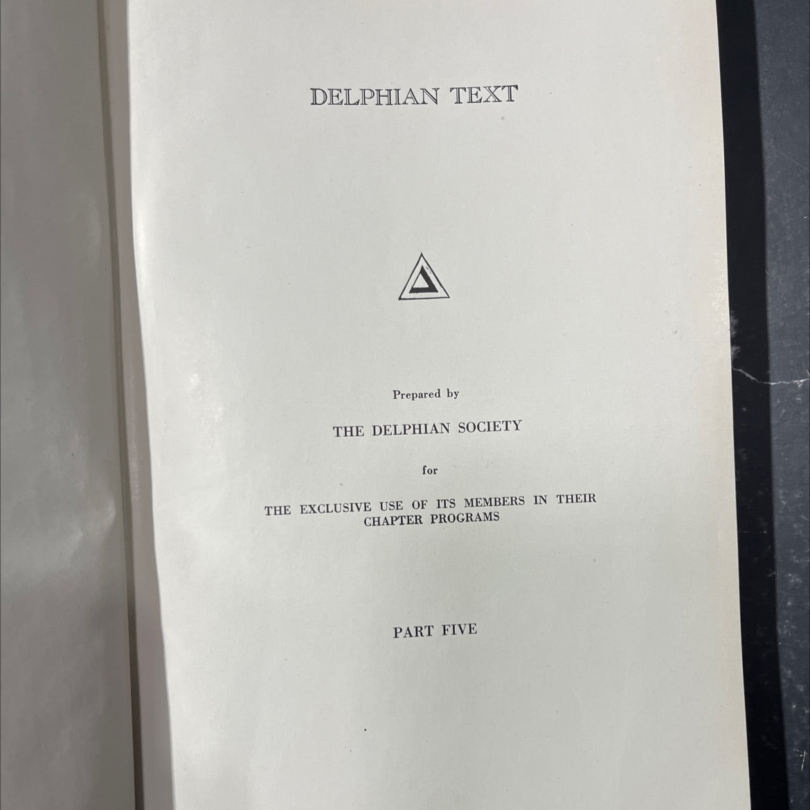 delphian text book, by the delphian society, 1930 Hardcover image 2