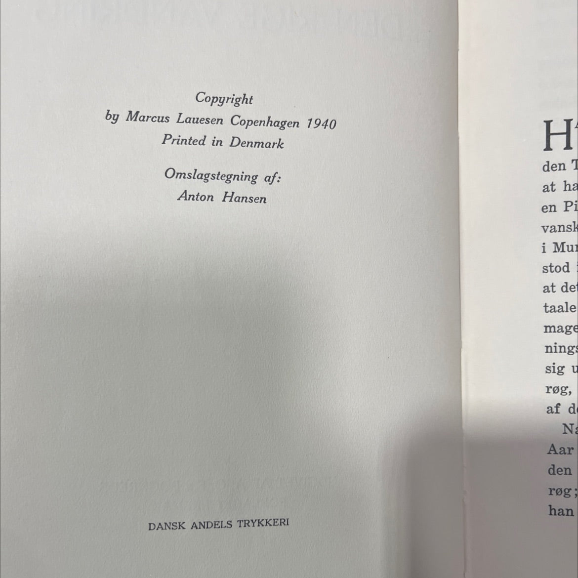 den rige vandring book, by Marcus Lauesen, 1940 Hardcover image 3