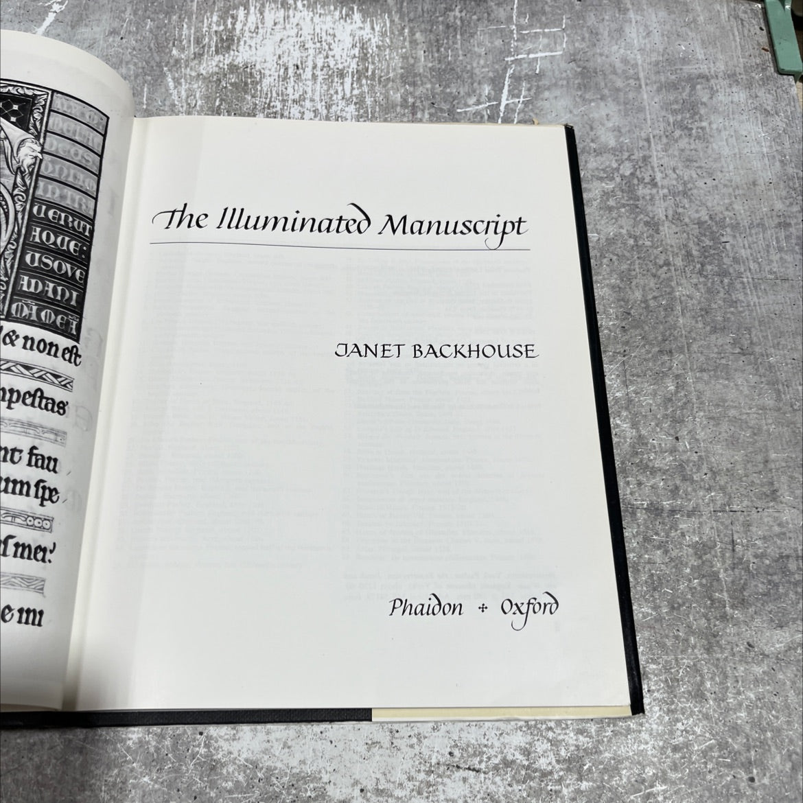 deos ongo the illuminated manuscript book, by janet backhouse, 1979 Hardcover image 2