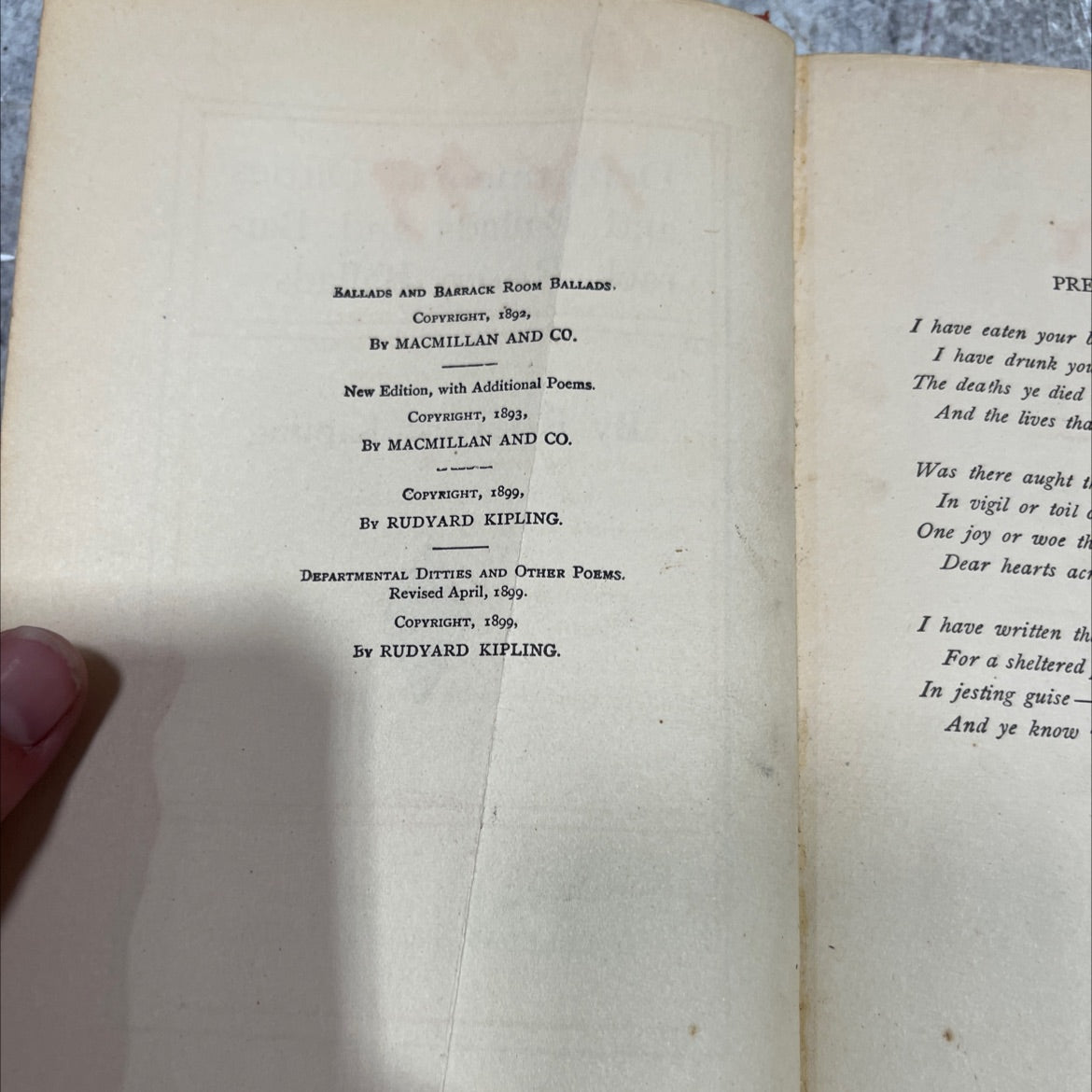 departmental ditties and ballads and barrack room ballads book, by rudyard kipling, 1911 Hardcover image 3