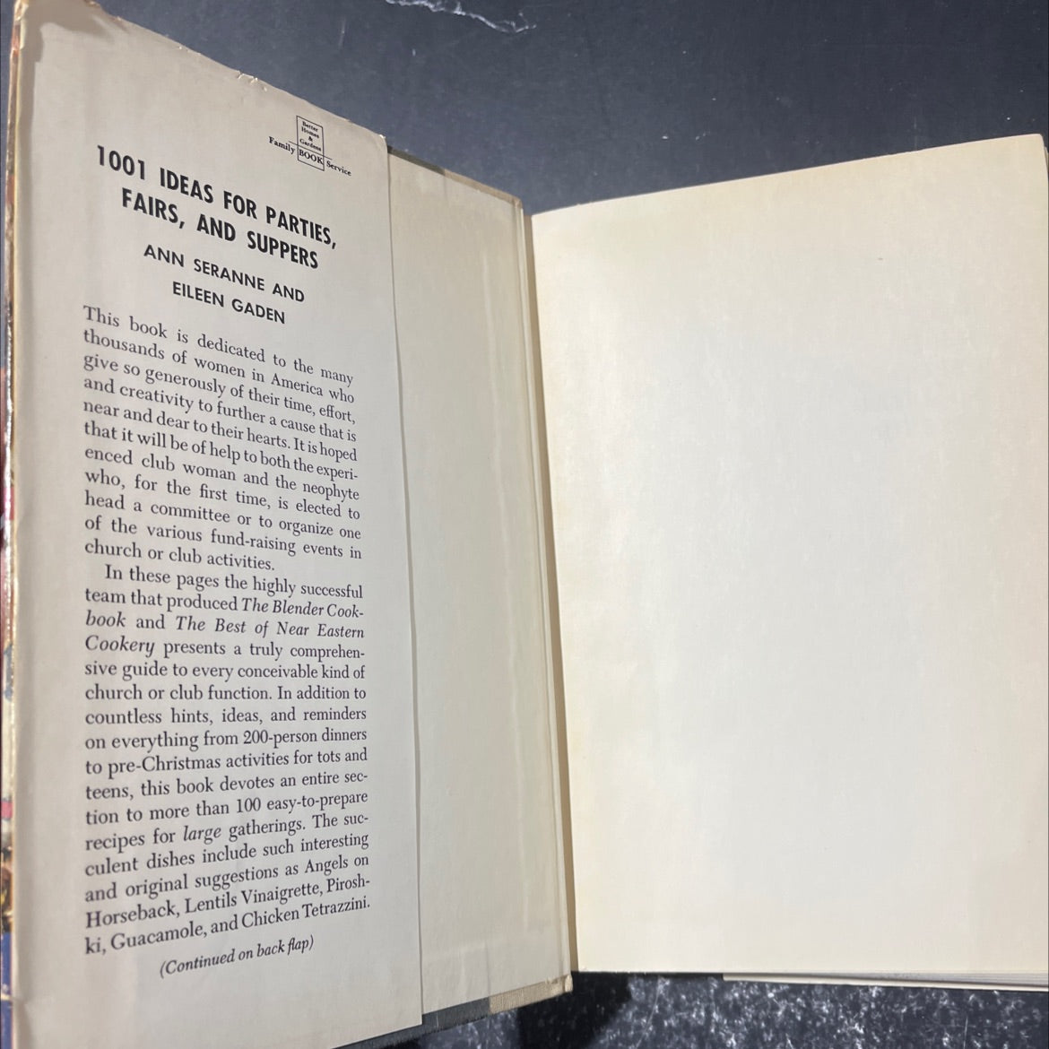 der cookbook tern cookery book, by Ann Seranne and Eileen Gaden, 1964 Hardcover image 4