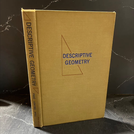 descriptive geometry book, by e. g. paré, r. o. loving, i. l. hill, 1955 Hardcover image 1
