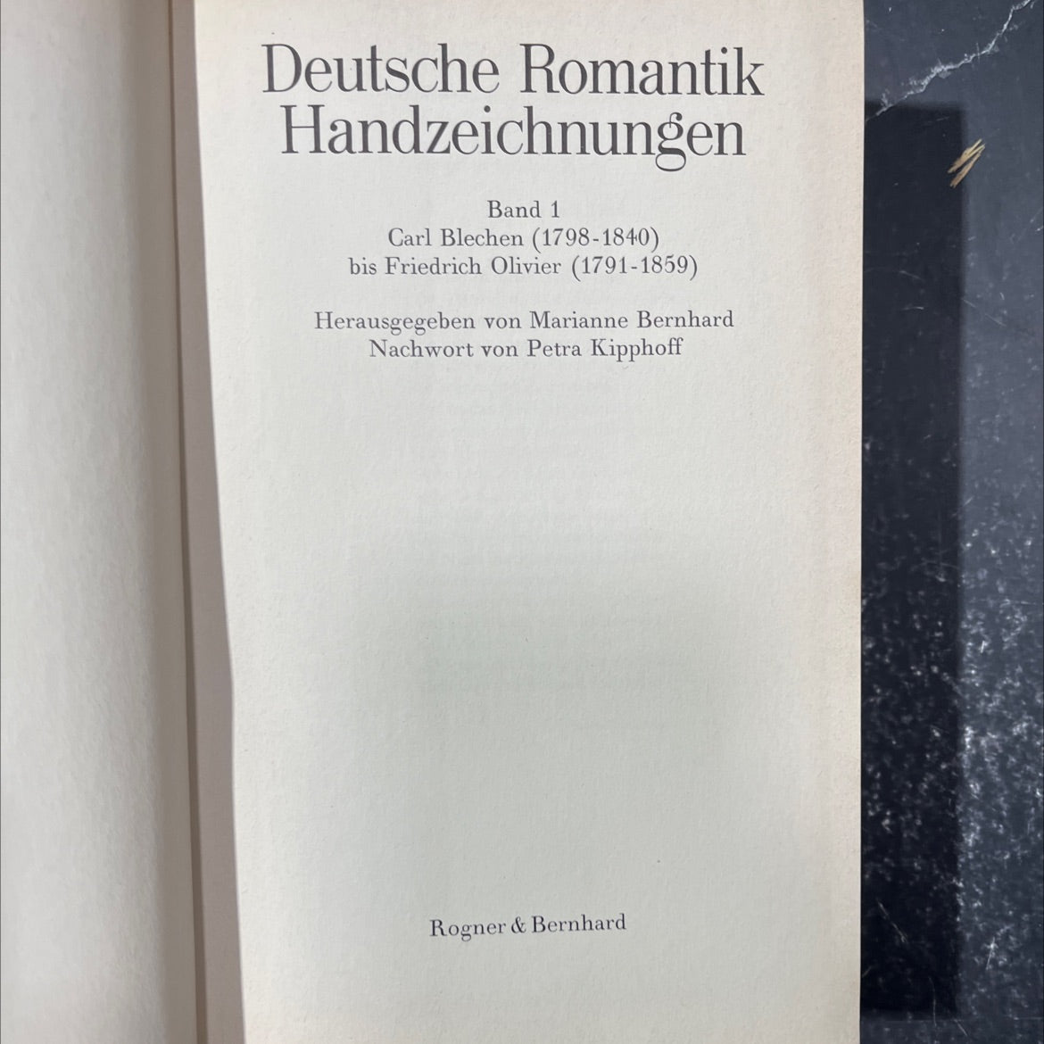 deutsche romantik handzeichnungen band 1 carl blechen (1798-1840) bis friedrich olivier (1791-1859) book, by marianne image 2