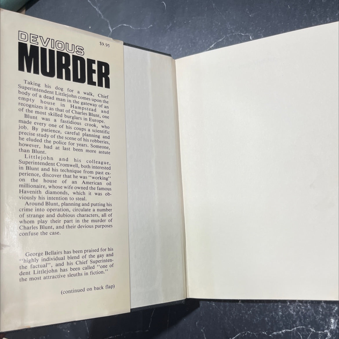 devious murder book, by george bellairs, 1980 Hardcover image 4