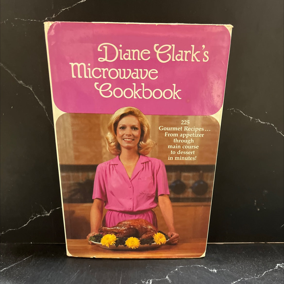 diane clark's microwave cookbook book, by diane clark, 1981 Hardcover image 1