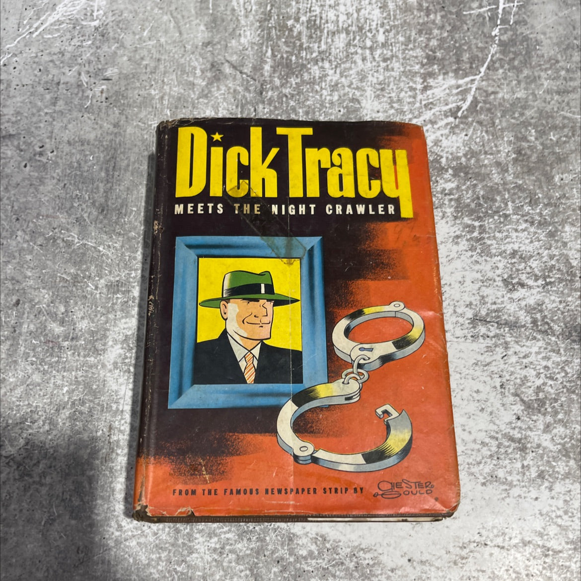 dick tracy meets the night crawler book, by chester gould, 1945 Hardcover image 1