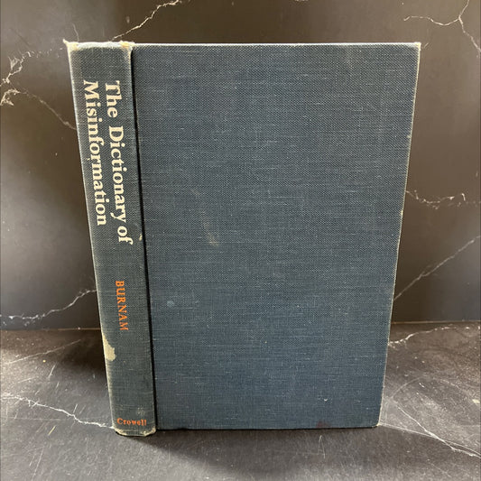 dictionary of misinformation book, by tom burnam, 1975 Hardcover image 1