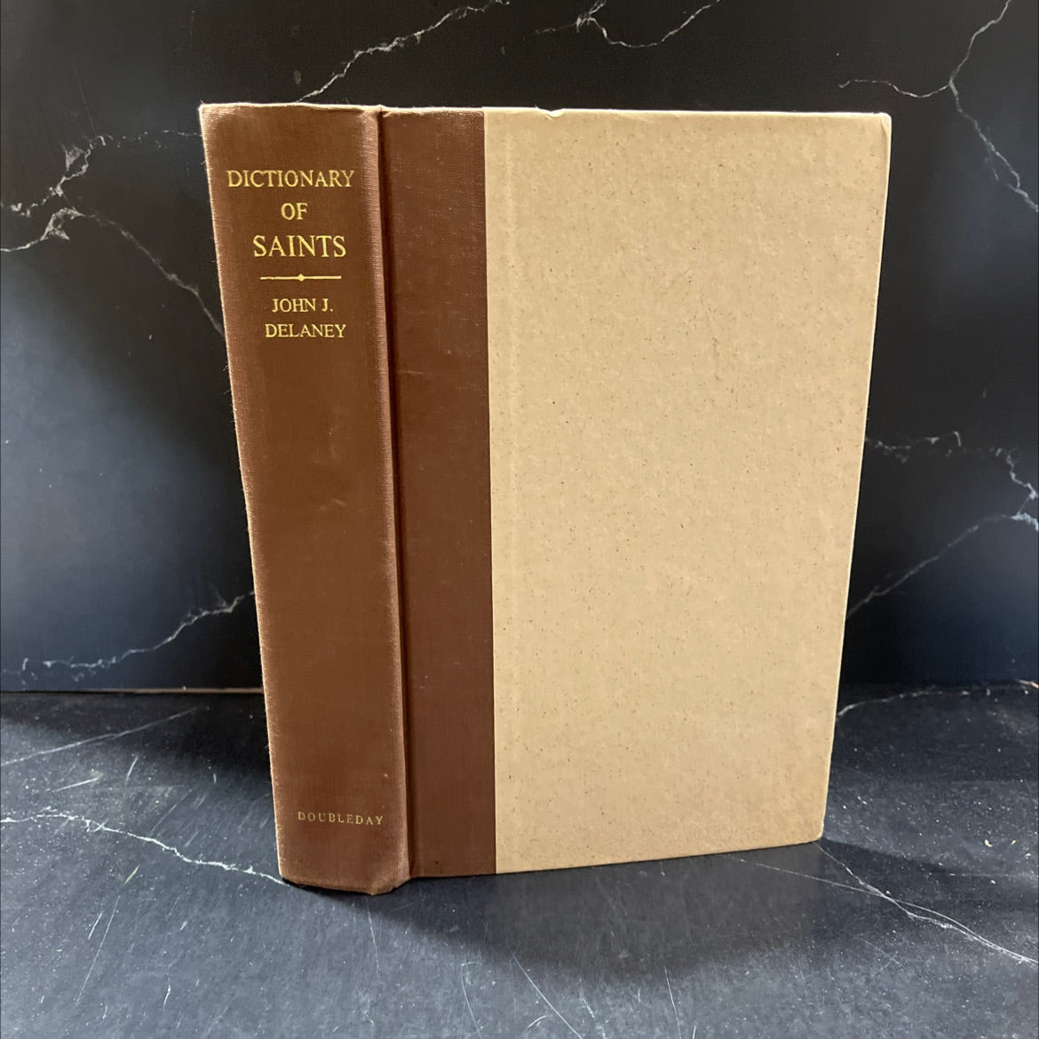 dictionary of saints book, by john j. delaney, 1980 Hardcover image 1