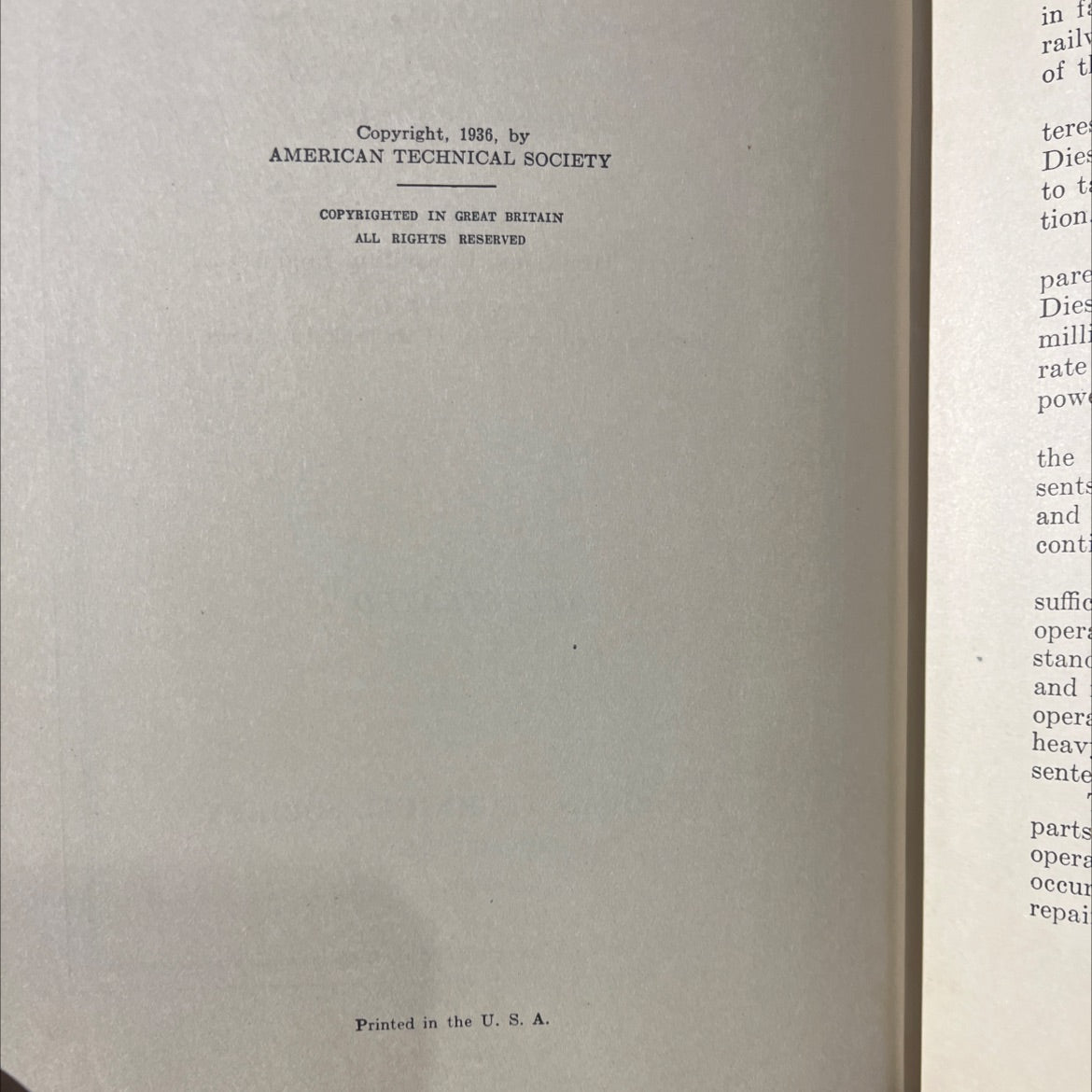 diesel engines operation and maintenance a practical text on the construction operation and repair of heavy-duty image 3