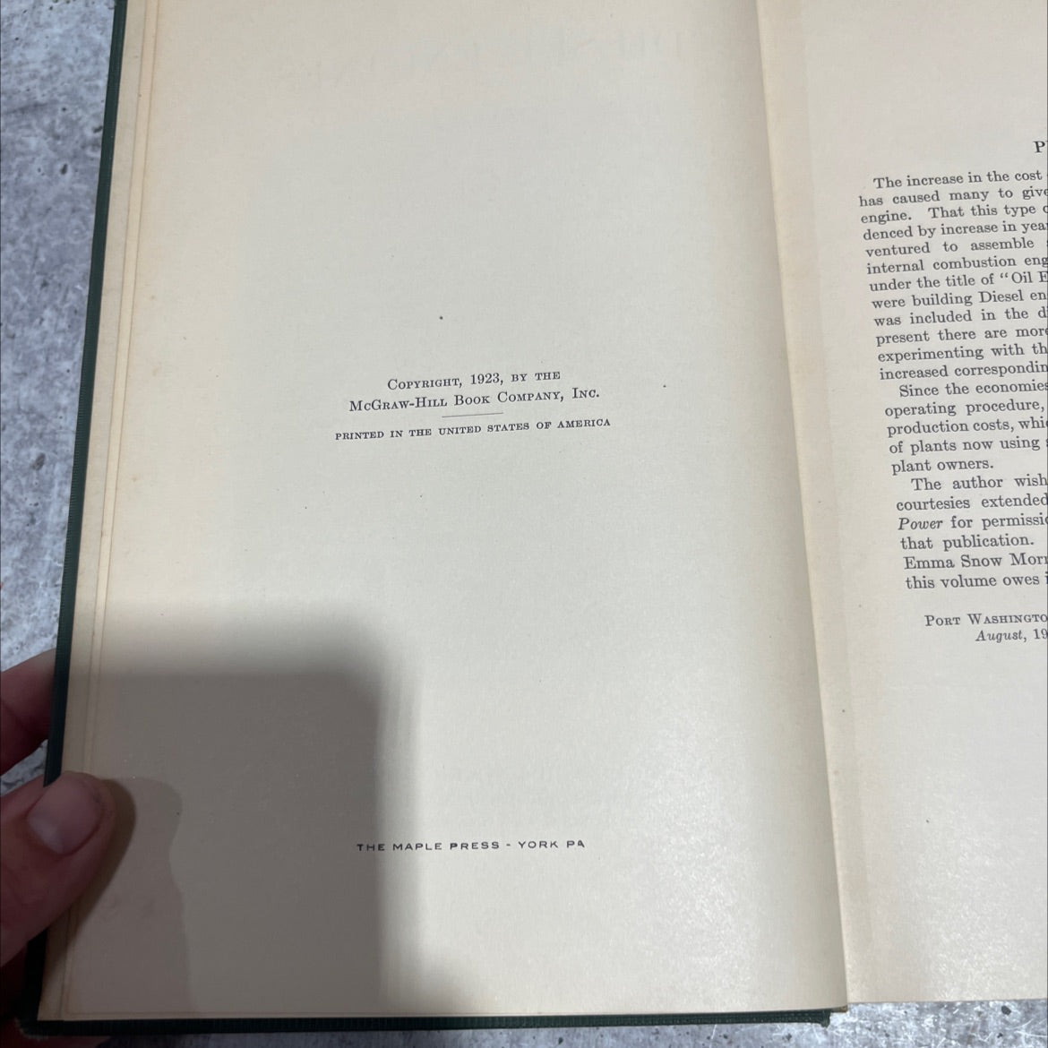 diesel engines book, by lacey h. morrison, 1923 Hardcover image 3