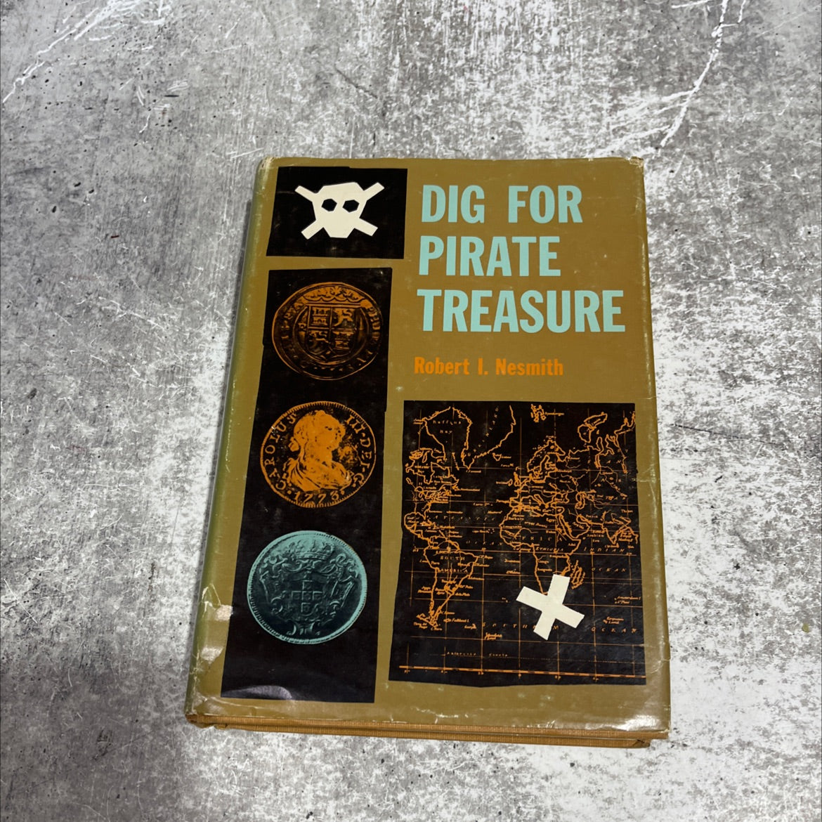 dig for pirate treasure book, by robert i. nesmith, 1958 Hardcover image 1