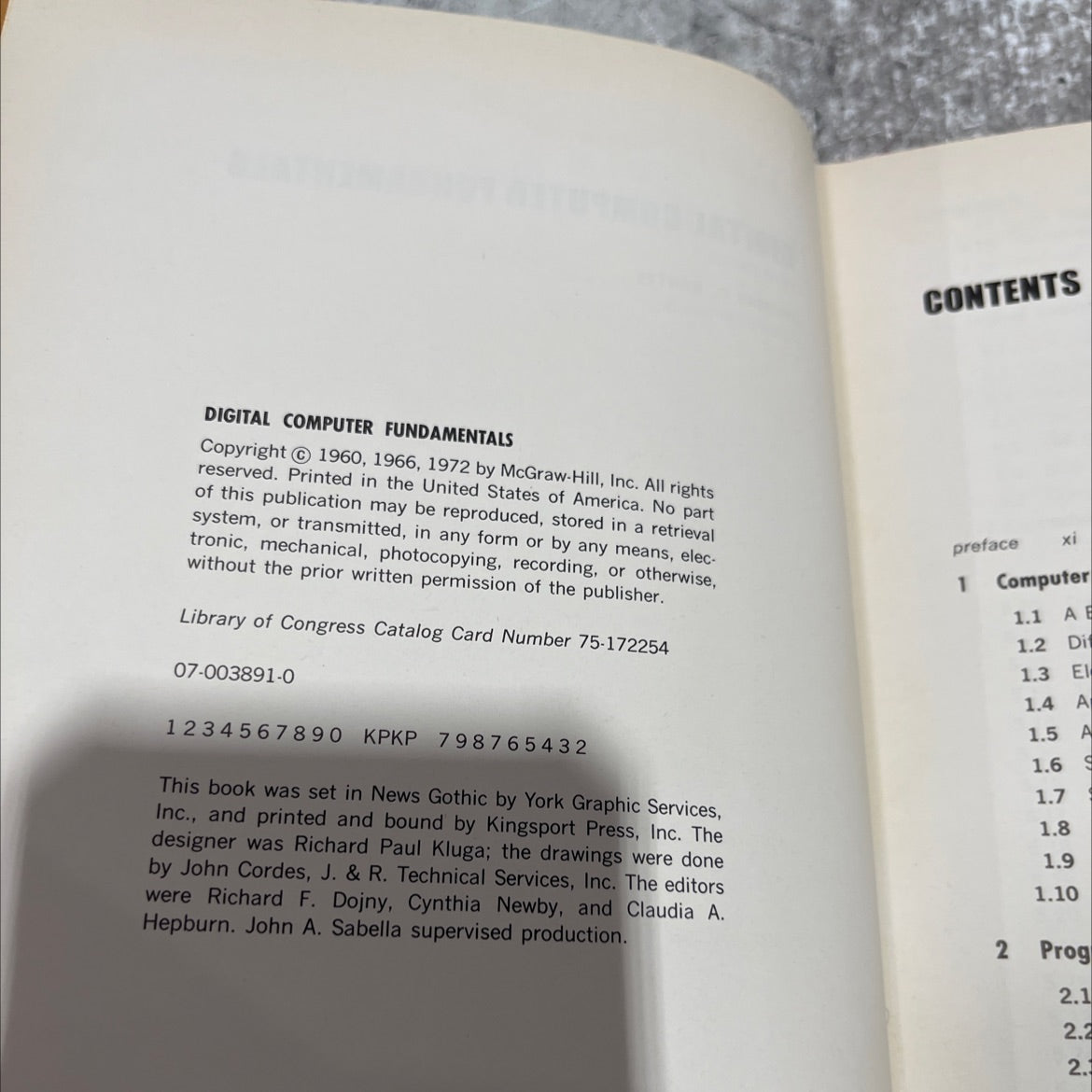digital computer fundamentals book, by thomas c. bartee, 1972 Hardcover image 3