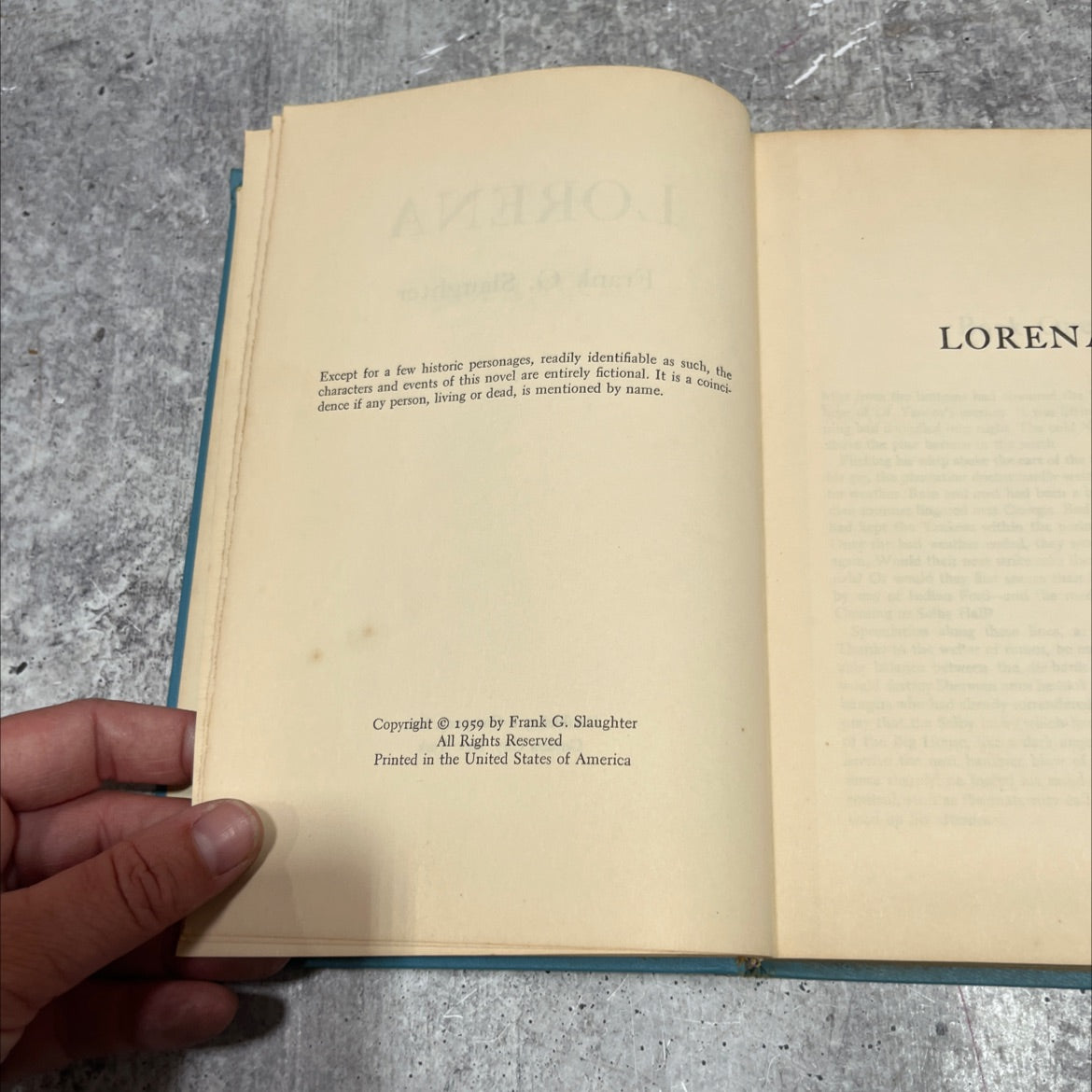 dilyaol book, by Frank G. Slaughter, 1959 Hardcover image 3
