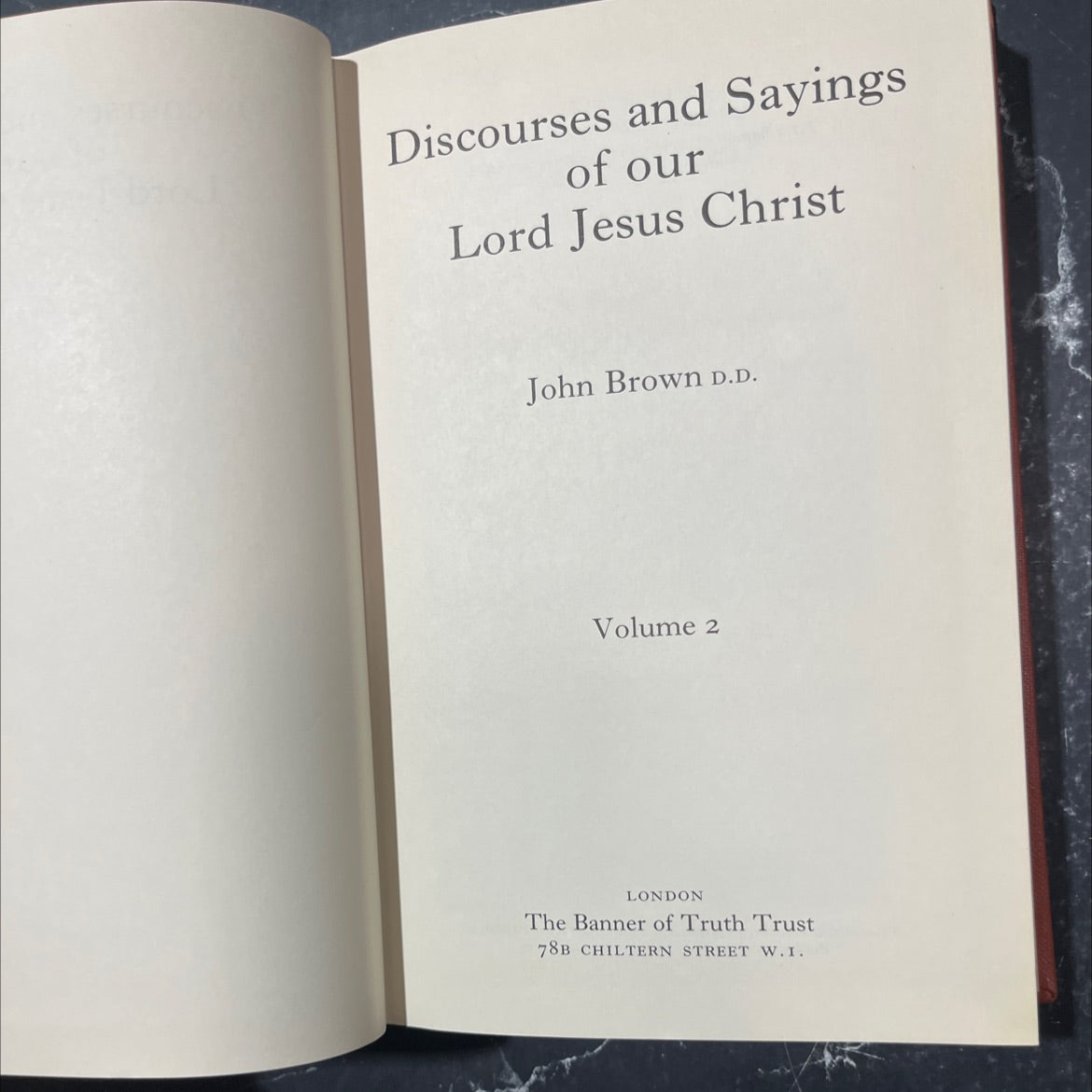 discourses and sayings of our lord jesus christ book, by john brown d.d., 1967 Hardcover image 2