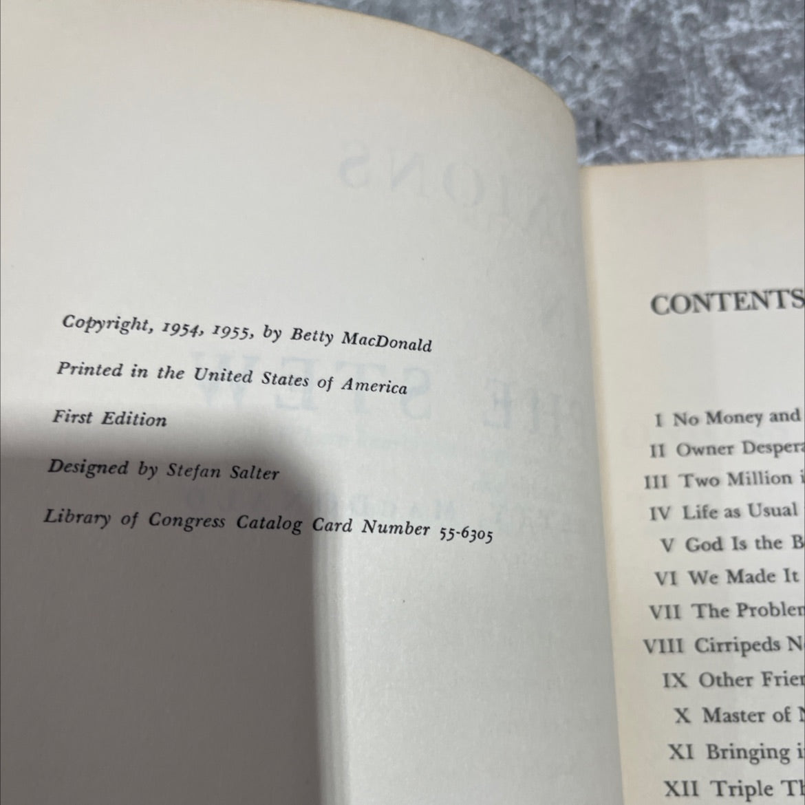 divine onions in the stew book, by Betty MacDonald, 1955 Hardcover image 3