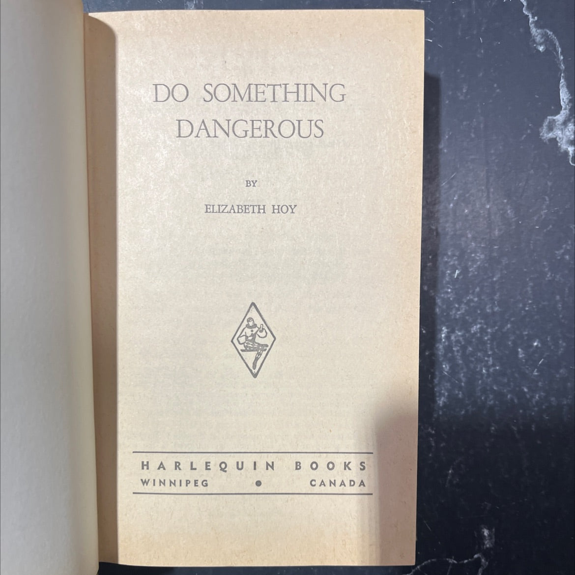do something dangerous book, by elizabeth hoy, 1970 Hardcover image 2