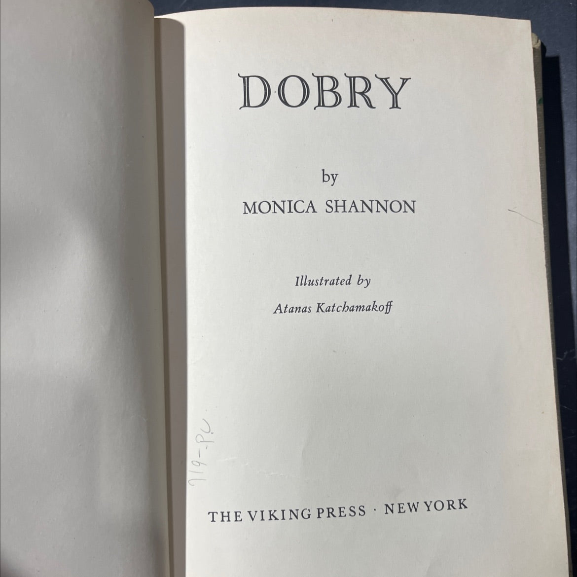 dobry book, by monica shannon, 1944 Hardcover image 2