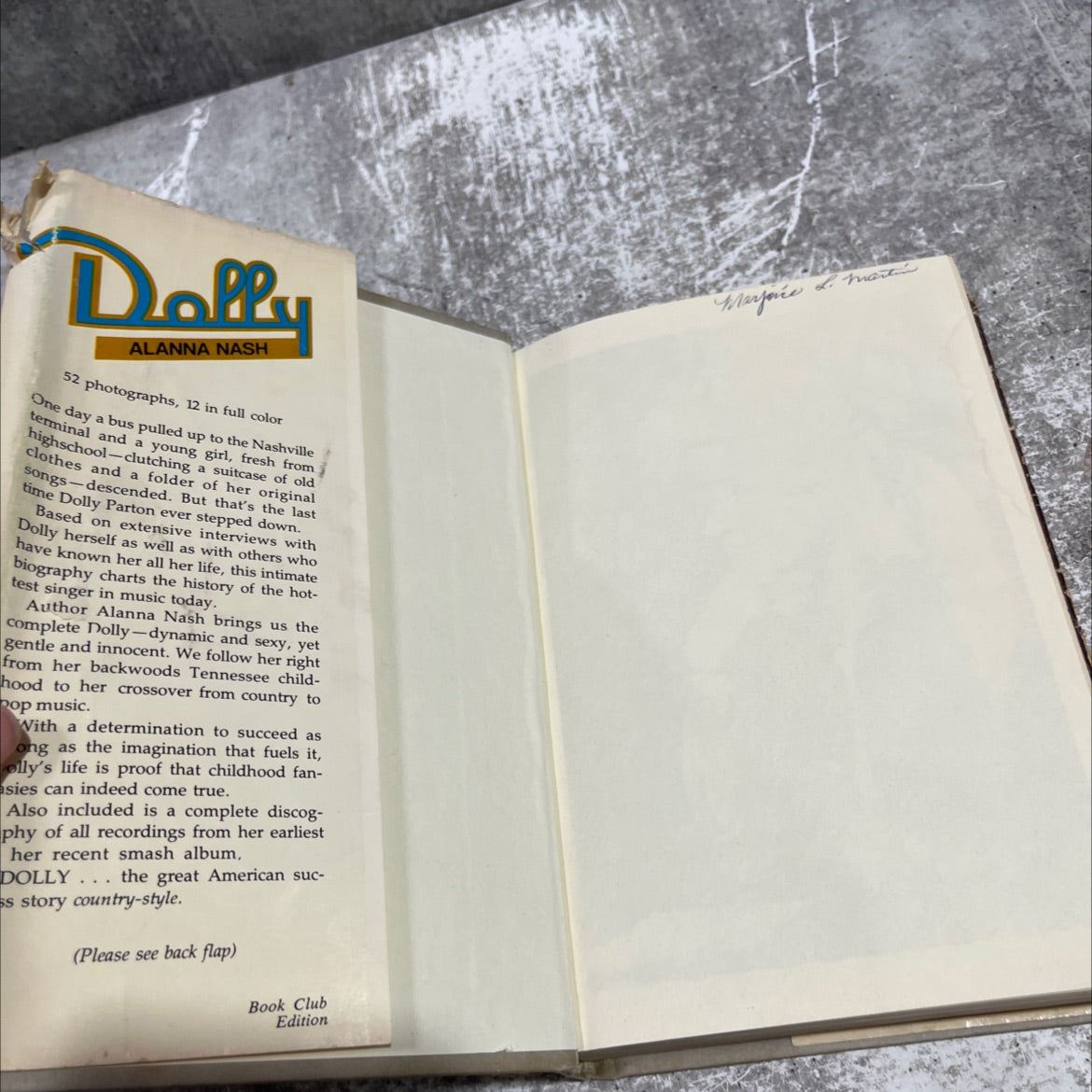 dolly book, by alanna nash, 1978 Hardcover image 4