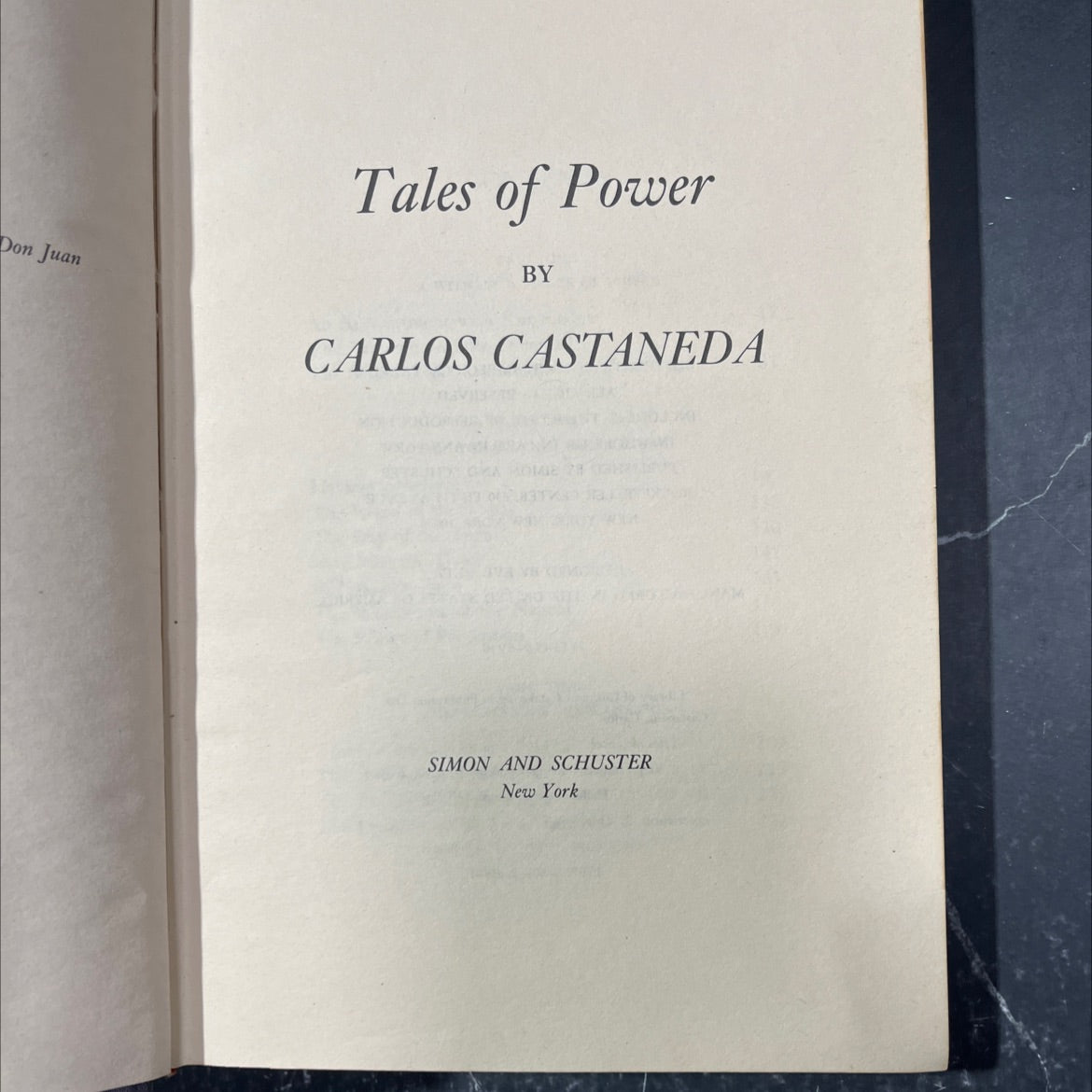 don juan tales of power book, by carlos castaneda, 1974 Hardcover image 2