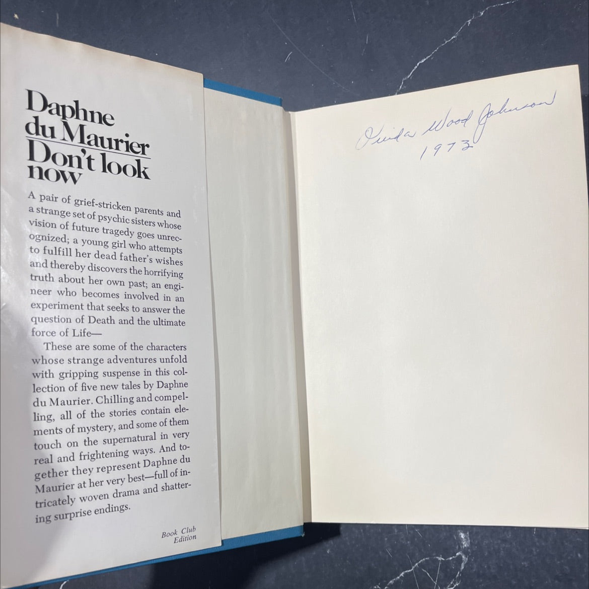 don't look now book, by Daphne du Maurier, 1971 Hardcover image 4