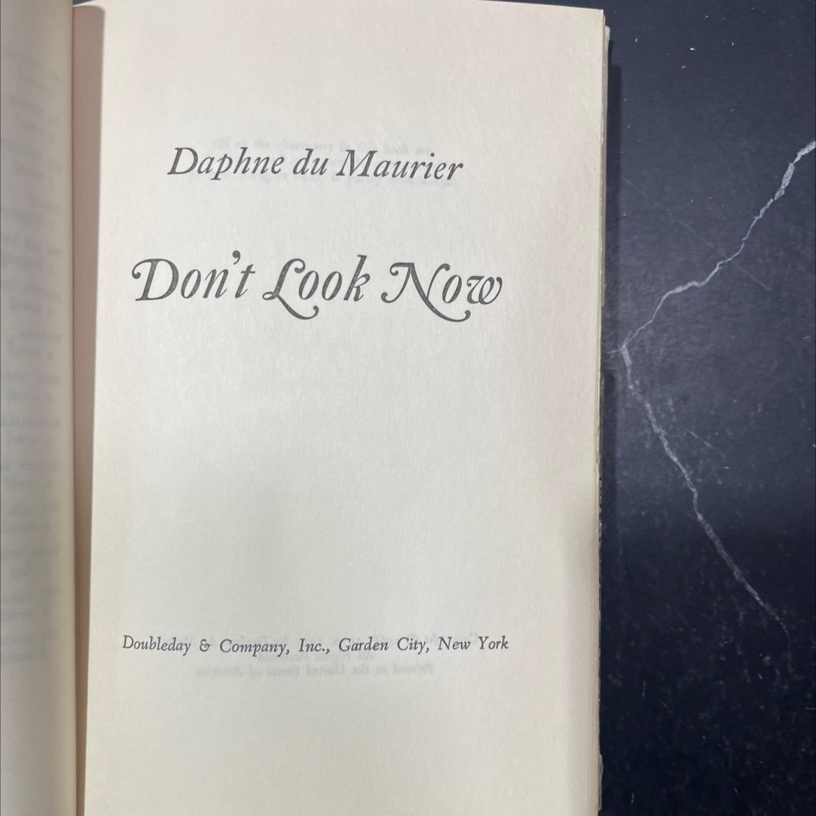 don't look now book, by Daphne du Maurier, 1971 Hardcover image 2