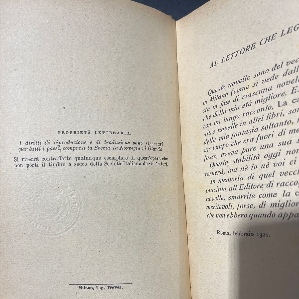 donne, madonne e bimbi book, by alfredo panzini, 1921 Hardcover image 3