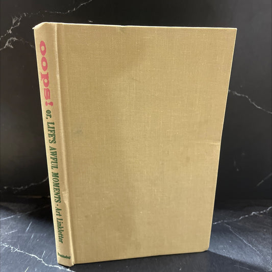 dops! or, life's awful moments book, by Art Linkletter, 1967 Hardcover image 1