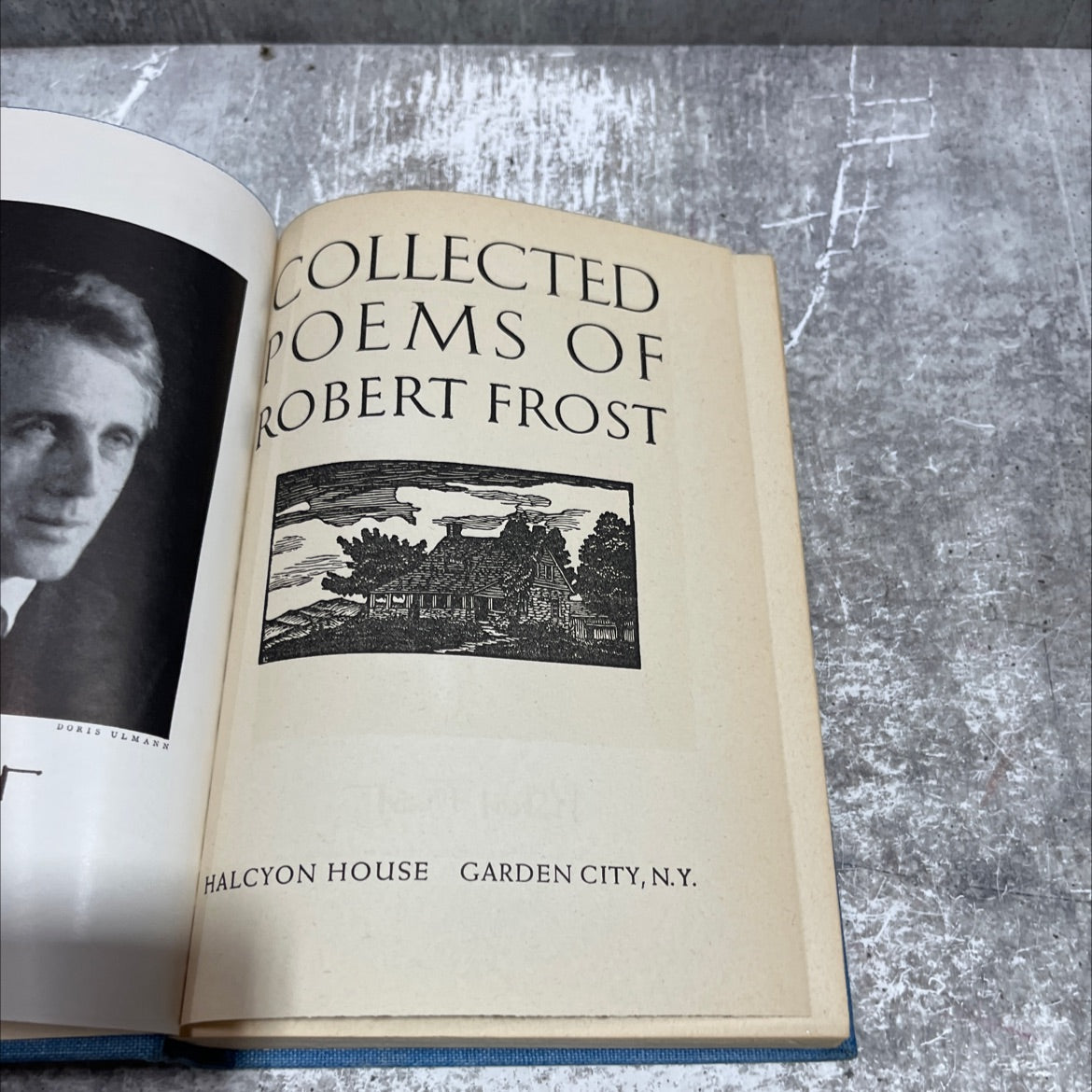 doris ulmann collected oems of robert frost book, by robert frost, 1942 Hardcover image 2