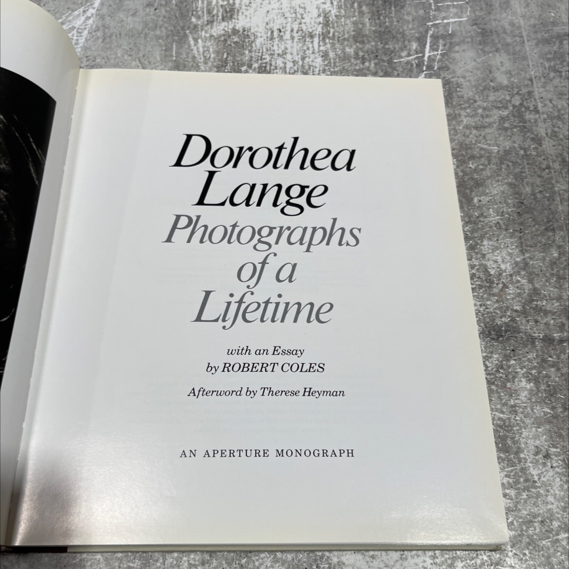 dorothea lange photographs of a lifetime book, by robert coles, 1995 Hardcover image 2
