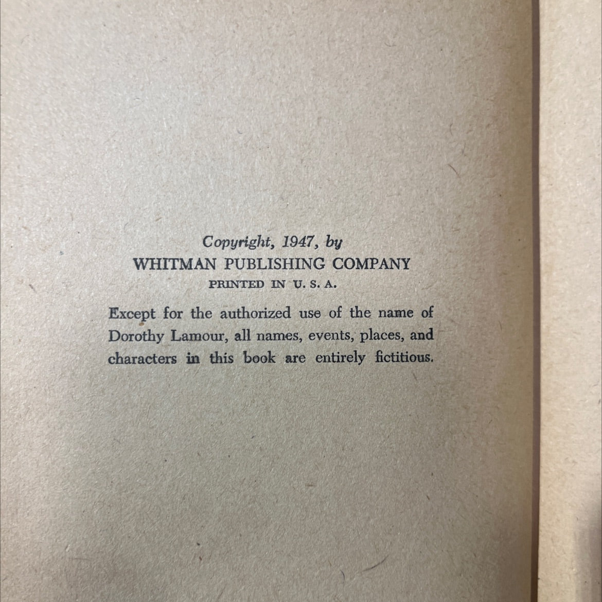 dorothy lamour and the haunted lighthouse book, by matilda bailey, 1947 Hardcover image 3