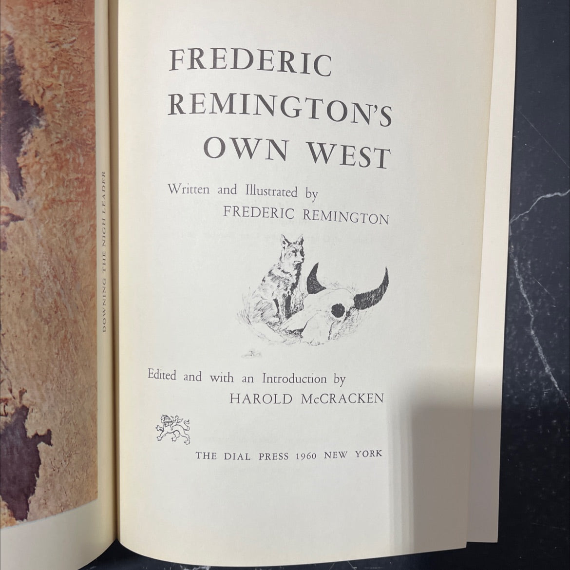 downing the nigh leader frederic remington's own west book, by frederic remington, 1960 Hardcover image 2