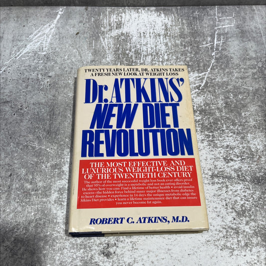 dr. atkins' new diet revolution book, by robert c. atkins, m.d., 1992 Hardcover image 1