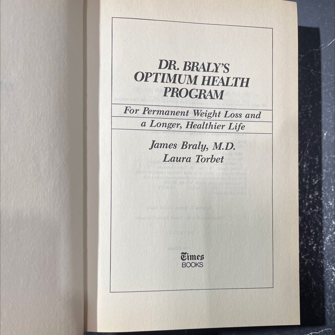 dr. braly's optimum health program for permanent weight loss and a longer, healthier life book, by james braly, m.d., image 2