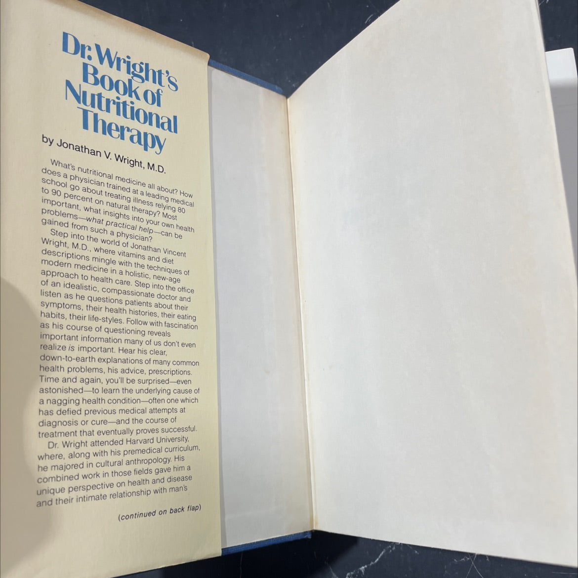 dr. wright's book of nutritional therapy book, by jonathan v. wright, m.d., 1979 Hardcover image 4