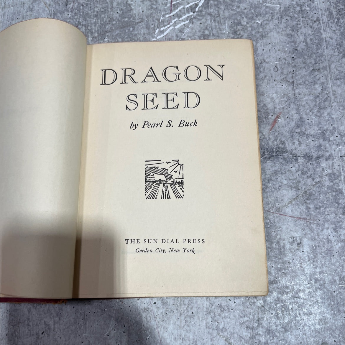 dragon seed book, by Pearl S. Buck, 1943 Hardcover image 2