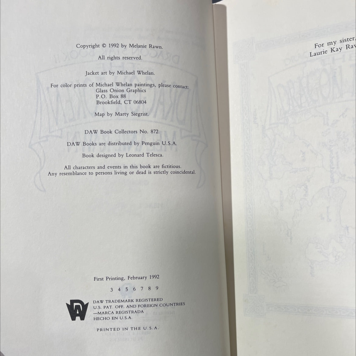 dragon star: book ii the dragon token book, by melanie rawn, 1992 Hardcover image 3
