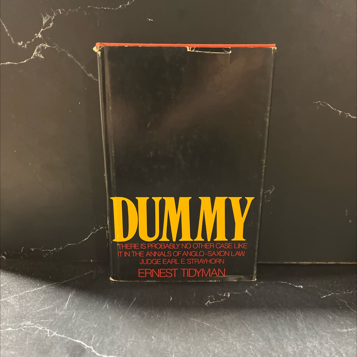 dummy book, by ernest tidyman, 1974 Hardcover image 1