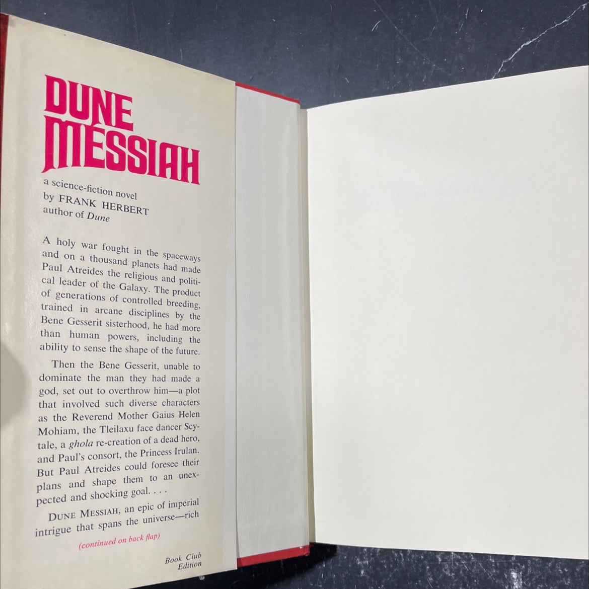 dune messiah book, by Frank Herbert, 1969 Hardcover image 4