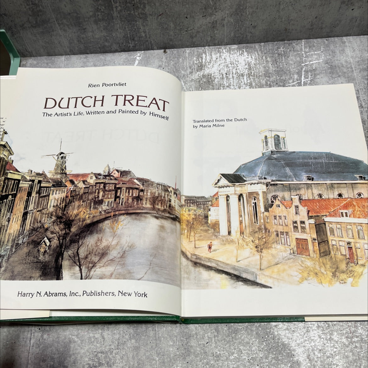 dutch treat book, by rien poortvliet, 1981 Hardcover image 2