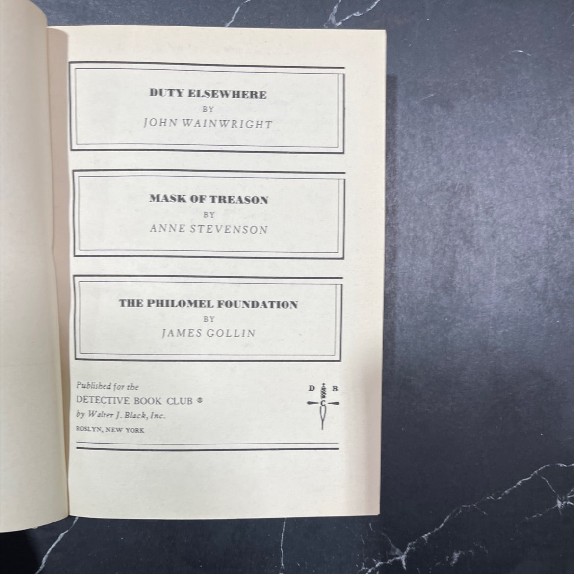 duty elsewhere book, by John Wainwright, 1979 Hardcover image 2